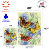 Flowers & Butterflies Flag image 6