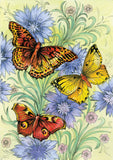 Flowers & Butterflies Flag image 2