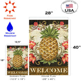 Pineapple & Scrolls Flag image 6