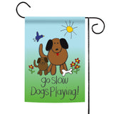 Dogs Playing Flag image 1