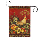 Fall Rooster Flag image 1