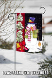 Sweeping Snowman Flag image 7
