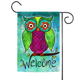 Rainbow Owl Flag image 1