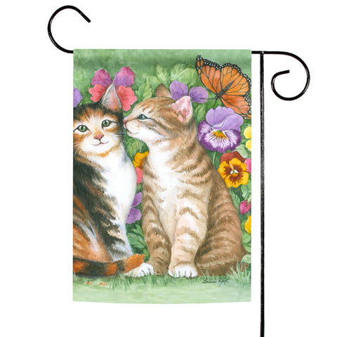 Kissing Kitties Flag image 1