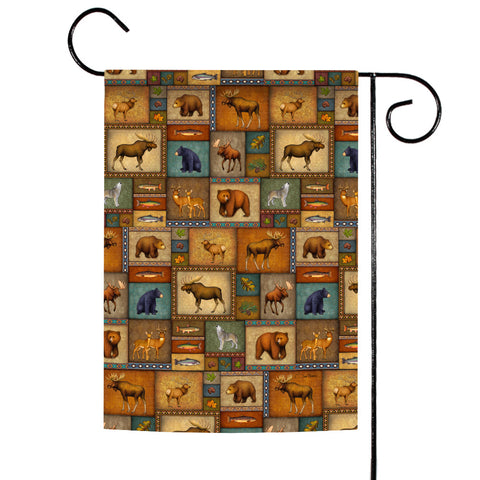 Quilted Wilderness Flag image 1