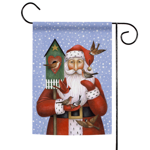 Birdhouse Santa Flag image 1