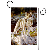 Courage Wolf Flag image 1