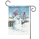 Uncle Snowman Flag image 1