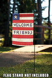 Patriotic Welcome Friends Flag image 7