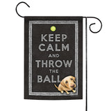 Keep Calm And Throw The Ball Flag image 1