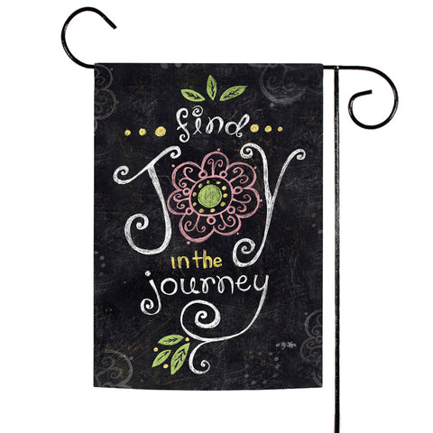 Joy In The Journey Chalkboard Flag image 1