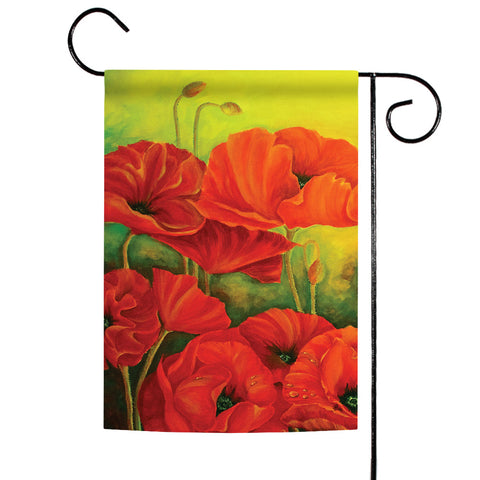 Poppies In Bloom Flag image 1