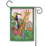 A Giraffe Toucan Share Flag image 1
