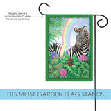 Rainbow Stripe Zebra Flag image 3