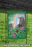 Rainbow Stripe Zebra Flag image 7