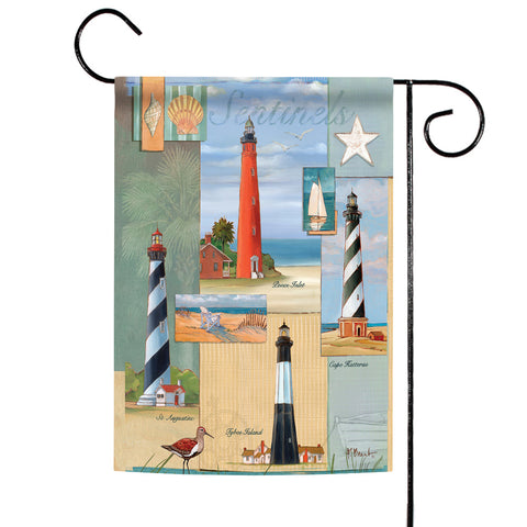 Sentinel Lighthouse Collage Flag image 1