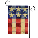 Stars And Stripes On Squares Flag image 1