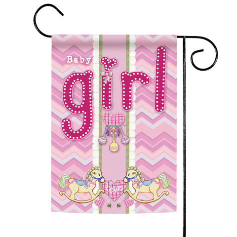 It's A Baby Girl Flag image 1