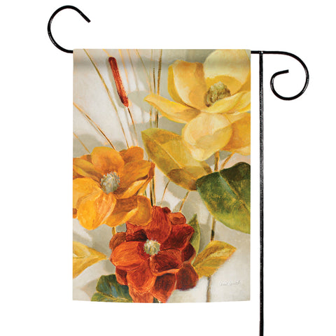 Cattail And Pond Flower Flag image 1