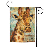 Hand Painted Giraffe Flag image 1