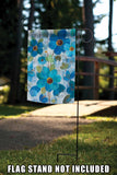 Oil Painted Blue Poppies And Lilies Flag image 7