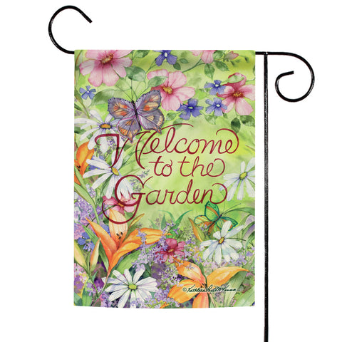 Welcome To The Garden Flag image 1