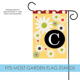 Floral Monogram-C Flag image 3