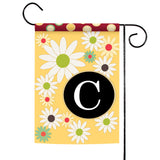 Floral Monogram-C Flag image 1