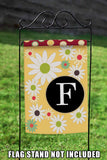 Floral Monogram-F Flag image 7