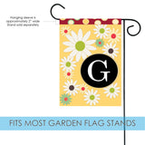 Floral Monogram-G Flag image 3