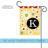 Floral Monogram-K Flag image 3