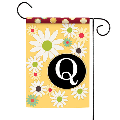 Floral Monogram-Q Flag image 1
