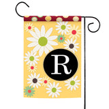 Floral Monogram-R Flag image 1