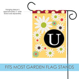 Floral Monogram-U Flag image 3