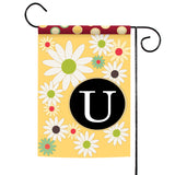 Floral Monogram-U Flag image 1