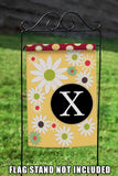 Floral Monogram-X Flag image 7