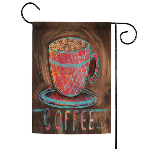 Oil Pastel Coffee Cup Flag image 1