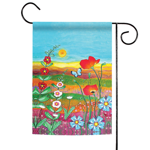 Fields Of Flowers Flag image 1