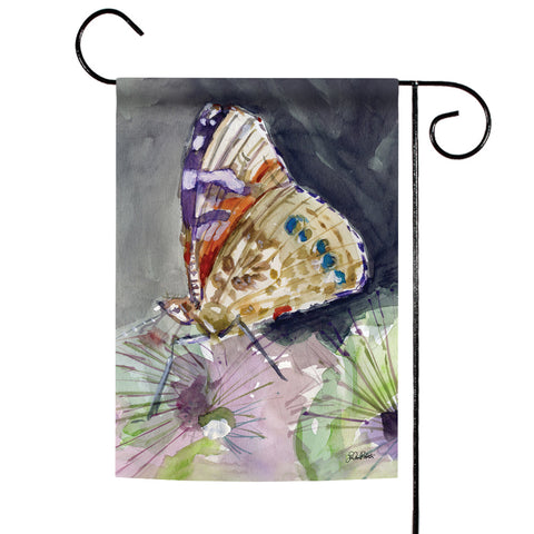 Watercolor Butterfly Flag image 1