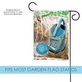 Watercolor Watering Can Flag image 3