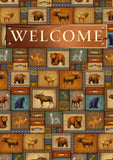 Quilted Wilderness Welcome Flag image 2