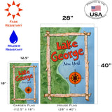 Lake George Map Flag image 6