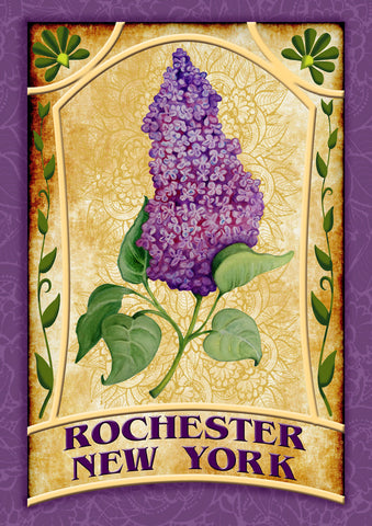 Rochester Lilacs Flag image 1