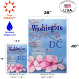 Washington Cherry Blossoms Flag image 6