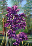 Blooming Irises Flag image 2