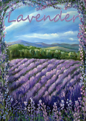 Lavender Fields Flag image 1