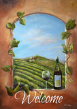 Vineyard View Welcome Flag image 2