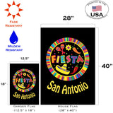 Fiesta Pin - San Antonio Flag image 6