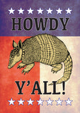 Howdee Y'all Armadillo Flag image 2
