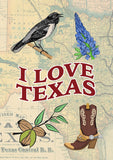 I Love Texas Flag image 2